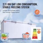 Large VEVOR Chest Freezer with Locking Lids