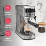 Frigidaire Espresso Maker with Milk Frother & Warmer