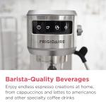 Frigidaire Espresso Maker with Milk Frother & Warmer