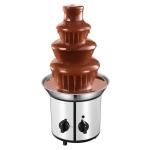 MOQNISE 4-Tier Stainless Steel Chocolate Fountain
