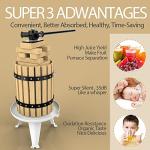 Fruit Press - 1.6 Gallon Solid Wood Juicer