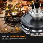 Electric Fondue and Grill Set with Forks