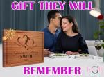 Custom Engraved Cutting Board for Couples