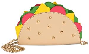 Tasty Taco Crossbody Faux Leather Purse