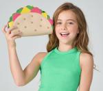 Tasty Taco Crossbody Faux Leather Purse