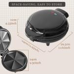 Electric Quesadilla Maker with Non-Stick Surface
