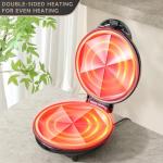 Electric Quesadilla Maker with Non-Stick Surface