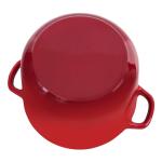 Flavehc 2.8 qt Red Enameled Cast Iron Dutch Oven