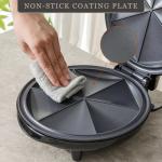 Electric Quesadilla Maker with Non-Stick Surface