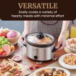 Elite Gourmet 2 Quart Oval Slow Cooker