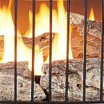 ProCom 25,000 BTU Dual Fuel Fireplace, Black