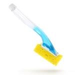 Dish Sponge with Soap Dispenser and Scrubber
