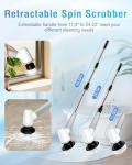 Cordless Electric Spin Scrubber for Easy Cleaning