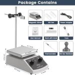 HYCC Magnetic Stirrer Hot Plate with Thermometer
