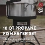 Gas One 10Qt Propane Deep Fryer with Basket