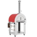 Outdoor Stainless Steel Pizza Oven on Wheels