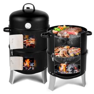 Outvita 18.5 Inch Heavy Duty Charcoal Smoker Grill