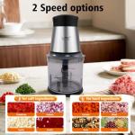 Compact 4-Cup Food Processor and Meat Grinder