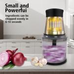 Compact 4-Cup Food Processor and Meat Grinder
