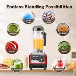 Magetang 1800W Smoothie Blender with To-Go Cup