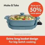 Bella Make & Take Electric Skillet with Ceramic Coating
