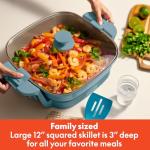 Bella Make & Take Electric Skillet with Ceramic Coating