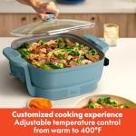 Bella Make & Take Electric Skillet with Ceramic Coating