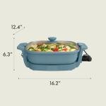 Bella Make & Take Electric Skillet with Ceramic Coating