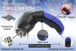 Cordless Rechargeable Electric BBQ Grill Brush