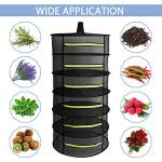 Herb Drying Rack with Mesh Layers and Scissors