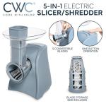 Cook with Color 5-in-1 Electric Food Slicer