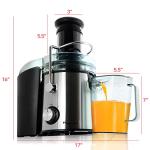 MegaChef Dual Speed Stainless Steel Juice Extractor