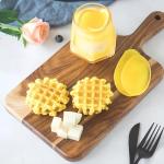 Acacia Wood Cutting Board with Handle - 14x7in