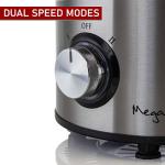 MegaChef Dual Speed Stainless Steel Juice Extractor
