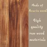 Acacia Wood Cutting Board with Handle - 14x7in