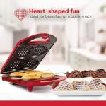 Heart-Shaped Waffle Maker for Fun Family Breakfasts