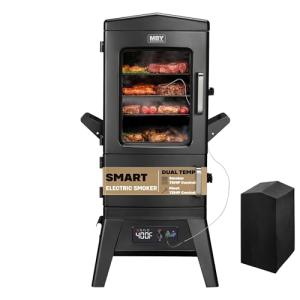 Digital Electric Smoker with LED Display and Probe