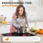 Euhomy 24-Inch 4-Burner Electric Cooktop