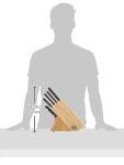 15-Piece Stainless Steel Knife Block Set