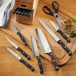 15-Piece Stainless Steel Knife Block Set