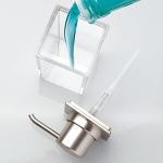 mDesign Refillable Liquid Soap Dispenser Pump, 2 Pack