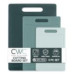 Colorful Non-Slip Cutting Board Set with Handles