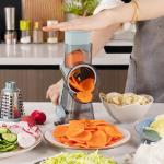 EDEFISY 3-in-1 Hand Crank Cheese Grater