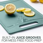 Colorful Non-Slip Cutting Board Set with Handles