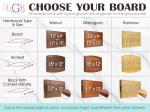 Custom Engraved Cutting Board for Couples