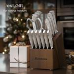 Astercook 15-Piece Premium Kitchen Knife Set