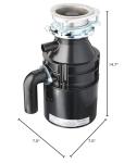 Whirlpool 1/2 HP Continuous Feed Garbage Disposal