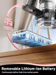 VICEASE 8-in-1 Cordless Vacuum Cleaner with LED Display