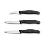 Victorinox Swiss Classic Black Paring Set, 3 Pieces