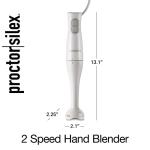 Proctor Silex Detachable Immersion Blender, 2 Speeds